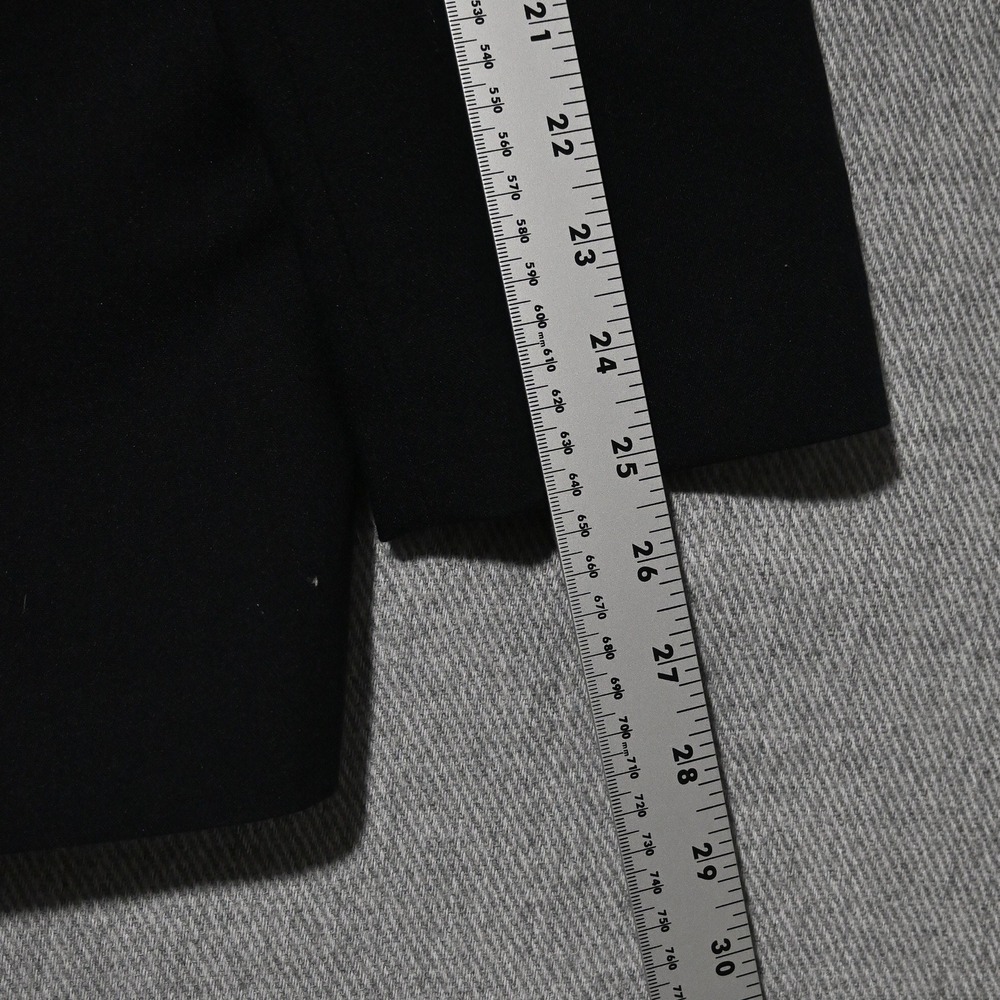Abercrombie & Fitch Blazer Women Oversized Single Button XL Black - Picture 6 of 7